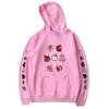 Moletom com Capuz Estampado Sete Pecados Capitais Tamanho Europeu Suéter Casual para Jovens Primavera e Outono