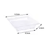 Venta Caliente Transfronteriza de Amazon Desechable PS Plástico Duro Diseño Engrosado Plato para Salsa de Postre Transparente Snack Plato Pequeño de Color