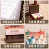 Calendario de Escritorio Estilo Nacional Estampado en Caliente Año de la Oveja 2027 Calendario con Logo Publicitario de Promoción Empresarial Personalizado Caja de Regalo Adorno de Escritorio
