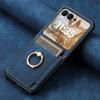 Adequado para Capa de Celular Motorola Razr50 Ultra com Anel Porta-Cartão e Suporte MOTOrazr60 Capa Protetora