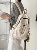 Mochila impermeable de nailon de Corea del Sur para mujer, sencilla, para estudiante universitario, casual, estilo ins, mochila de viaje, mochila escolar de moda