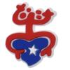 Zuecos de Dibujos Animados de Puerto Rico Accesorios Amuletos Hebillas de Zapato de PVC Zapatos de Playa Accesorios Decorativos DIY Flores para Zapatos Transfronterizas