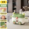 Caixa de Armazenamento de Brinquedos Infantil, Caixa de Armazenamento Doméstica de Grande Capacidade para Lanches de Bebê, Roupas e Brinquedos, Caixa de Armazenamento Móvel