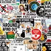 300 Adesivos Divertidos de Pegadinha Meme Grafite Transfronteiriço Suitcase Suitcase Caneca de Água Impermeável Transfronteiriço