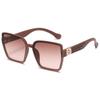 Gafas de Sol Cuadradas de Marco Grande Europeas y Americanas 6007 Celebridad de Internet Estilo Callejero Gafas de Sol de Moda Gafas para Mujer con Protección UV Uv400