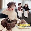Suéter para Niñas Invierno 2025 Nuevo Suave Versátil Ropa de Punto para Bebé Otoño Invierno Capa Interior Camiseta Básica de Punto para Niños