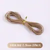 He 10m / Hilo de Cera Coreano Cordón de Cuero Pulsera Trenzada Hecha a Mano Hilo para Tejer Cordón Redondo de Cera de Alta Gama Al por Mayor