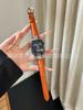 Adecuado para Apple Watch Applewatch 8 9 Generación Correa de Cuero Retro Iwatch 7 6 Se 5 4 Correa Arco del Triunfo