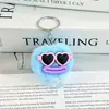 Chaveiro PomPom Fofo Engraçado Pingente Boca de Salsicha Feia Fofa Engraçada Par Melhor Amigo Bolsa de Estudante Pingente Lote