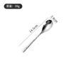 Cuchillo, Tenedor y Cuchara con Patrón de Piedra Juego de Cubiertos de Acero Inoxidable 304 de Cuatro Piezas con Diseño de Grietas Martilladas para Cocina Occidental, Cuchillo para Filete de Hotel, Tenedor y Cuchara de Postre
