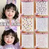 Pegatinas Faciales Huecas de Color Mixto Dopamina para Niña, Decoraciones de Pentagrama y Corazón, Pegatinas Autoadhesivas Coloridas con Forma de Corazón