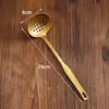 Colher de sopa de aço inoxidável 304, panela quente, escorredor especial, conjunto doméstico, concha de sopa dourada, colher grande dourada, colher comercial