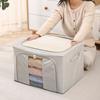 Caja de almacenamiento plegable para ropa, armario, chaqueta, edredón, acabado, tela, gran capacidad