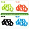 Tensionador de Dedo de Silicone Exercitador de Dedo Força de Pegada Transfronteiriço Casa Esportes de Força Fitness Proteção Treinador de Cinco Dedos