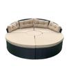 Muebles de exterior, patio, oficina, área de recepción, centro de ventas, sofá redondo, silla de ratán para exterior, cama de piscina para playa