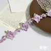 Renda Tridimensional de Rosa de 4,5cm Resistente, Solúvel em Água, com Cores em Degradê, Renda para Decoração de Roupas de Luxo Leve, Personalizável