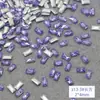 Atacado Roxo Zircônia 5A Borda Chanfrada Pedras de Strass para Nail Art Strass Irregulares Brilhantes da Moda Fundo Plano Pedras de Strass Gota Marquise Decorações para Unhas