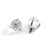 Pendientes de Titanio F136 con Zirconia de Color de Tres Garras, Piercings Labiales de Titanio G23, Joyería para Piercings, Piercings de Lengua, Piercings de Hélice