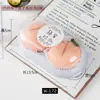 Caja de embalaje Xue Mei Niang 2 cápsulas bola verde yema de huevo crujiente repostería horneada caja de embalaje de postre transparente desechable