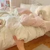 Roupa de Cama Classe A para Maternidade e Bebês Capa de Edredom Individual Algodão Fofo de Camada Dupla Estilo Ins Capa de Edredom para Dormir sem Roupas Capa de Edredom para Dormitório Estudantil
