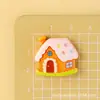 Acessórios de Resina DIY Desenho Animado, Pingentes Fofos Realistas de Parque de Diversões, Presilhas de Cabelo Criativas com Cola de Chantilly, Decorações para Capa de Celular