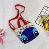 Bolsa Infantil Estilo Coreano 2021 Nueva Moda Lona Portátil Bolso de Hombro Dibujo Animado Lindo Pato Donald Bolso Cruzado para Niñas