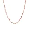 Cadena de Acero Inoxidable Transfronteriza Colorida con Goteo de Aceite Cadena Ovalada Retorcida Collar Cadena Esmaltada Doble Cara Cadena de Clavícula Accesorios