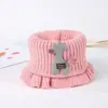 Bufanda para el cuello de niños Cubrecuellos para niños y niñas Bebé Invierno Lana Tejida Cálido Protector de cuello Casual Niños y Niñas