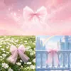 Nuevo producto transfronterizo: Lazo decorativo para árbol de Navidad, malla de organza encriptada pequeña, decoración de Pascua y arreglo de ambiente