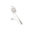 Utensilios de cocina de acero inoxidable no magnéticos para el hogar, siete piezas, cuchara para sopa de arroz, pala para freír alargada y gruesa, venta al por mayor
