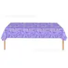 Grupo de Cazadoras Transfronterizas Niñas Morado Set de Vajilla para Fiesta de Cumpleaños Infantil Decoración de Mesa con Papel de Seda Láser