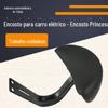 Acessórios para carros elétricos atacado Princesa encosto traseiro duas rodas Universal Encosto infantil couro preto simples