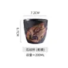 Taza de té estilo japonés Transfronteriza Taza Especialidad Taza de café Matcha Casual Taza de casa de huéspedes Cerámica vintage Gres
