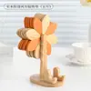 Esterilla aislante, posavasos de molino de viento, pieza decorativa, salvamanteles antiescaldado, tapete para mesa de cocina para colocar platos, posavasos para ollas, posavasos para cuencos, estilo creativo navideño
