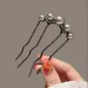 Novo Grampo de Cabelo em Forma de U Estilo Chinês para Penteados, Grampo Versátil de Borla de Nicho de Alto Padrão, Acessório de Cabelo Estilo Antigo Atacado