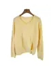 Suéter de Lã Fina com Gola Redonda Novo Estilo Primavera e Outono 2025 Feminino Solto Mais Fácil de Combinar Camisa Base Top de Temperamento Feminino