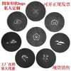 Porta-Copos de Feltro Absorvente Estilo Chinês para Xícaras de Chá Kung Fu, Isolamento Térmico, Antiderrapante, Tapetes Vazados para Bule com Design Vazado