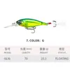 Señuelo Minnow Flotante 70mm/10.3g Señuelo Biónico con Láser en el Interior Señuelo Duro Minnow 9139