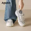 Zapatillas Deportivas Aogushi Deng de Suela Gruesa para Mujer 2026 Nuevo Retro Malla Suela Suave Cómodas para los Pies Senderismo al Aire Libre Zapatos de Papá