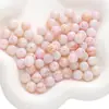 Cuentas de Porcelana Interior Rota Imitación Cristal 10mm Teñido al Agua Cuentas Redondas Esmaltadas Hechas a Mano para DIY Joyería Accesorios Venta al por Mayor