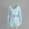 Conjunto de pijama de shorts jacquard tejido transfronterizo, nuevo pijama cárdigan primavera 2025 europeo y americano, ropa cómoda para el hogar para mujeres