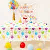 Mantel Desechable al por Mayor Espesado Mantel de Mesa para Fiesta de Cumpleaños con Globos