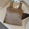 Lencería Sexy con Camisola Acolchada con Espalda de Lazo Hueco para Mujer, Adecuada para Usar como Prenda Exterior o Capa Base