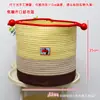 Cesta de Almacenamiento para Pastel de Muñeca Divertida Juguetes para Niños Cesta Tejida de Cuerda de Algodón de Dibujos Animados Caja Organizadora de Bocadillos para Escritorio de Sala de Estar