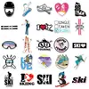 50 hojas esquí grafiti personalidad dibujos animados transfronterizo deportes creativo DIY pegatinas patineta equipaje impermeables