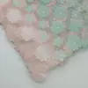 Novo vestido de palco estilo abstrato com bordado tecido com bordado cor mágica gradiente tecido com bordado a laser