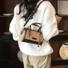 Bolso Pequeño Retro Maillard para Mujer 2026 Nuevo Bolso de Mano Texturizado Tipo Almohada Bolso Cruzado Simple de Invierno para Viajes
