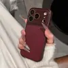 Funda Antirayaduras para Teléfono para iPhone 17 Pro Max, Textura de Cuero, Color Sólido para iPhone 16, Resistente a Golpes para iPhone 15, Funda Dura para iPhone 14