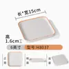 Plato Rectangular para Uso Comercial en Restaurantes de Hot Pot, Plato Creativo de Plástico Imitación Porcelana, Plato para Cena, Vajilla de Melamina