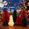Decoración navideña Árbol de Navidad de escritorio Bola de panal de papel 2026 modelo nuevo adorno decoración festiva Festival de Primavera Año Nuevo